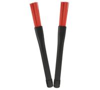 NULYLU 1 Pair Telescopic Drum Brushes for Jazz Drums Percussion Brush Set Durable Non Slip Compact Design for for Beginners Music Lovers