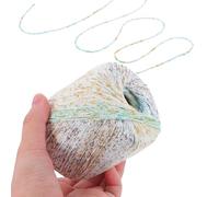 NULYLU 1 Roll of Cotton Crochet Thread Yarn for Beginners, Handcraft Essential with Stylish Beautiful Textures, Resistant to Breakage, for Knitting Cushions and Blankets in DIY Handcraft