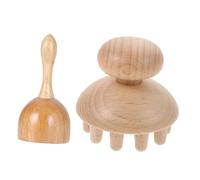 NULYLU 1 Set Wooden Therapy Cup Multi Function Drainage Massager for Home Use Easy to Hold Design for Relaxing Facial Muscles and Blood Flow for Friends and Family