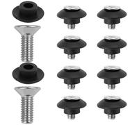 NULYLU 10 Sets High Strength Nylon Kayak Rope Buckle Black for Canoe