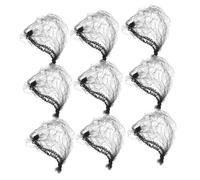 NULYLU 100pcs Black Invisible Elastic Nylon Hair Nets Lightweight Breathable Mesh for Comfortable Wear for Cooking Serving Dance Buns Prevents Hair from Falling into Food