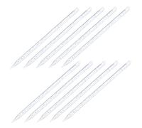 NULYLU 100pcs Cuticle Pusher Sticks Double Sided Nail Cleaning Tool for Manicure and Pedicure Soft and Gentle Crystal Rods for Nail Art Decoration and Care Reusable for Professionals