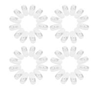 NULYLU 100pcs Fake Nails Plastic Nail Tips High Simulation Convenient for Art Practicing White Manicure Supply for Beginners and Art Salon Artists