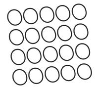 NULYLU 100pcs High Elastic Hair Ties Durable Bands for Women Ponytail Holders for Thick Hair Easy to Use No Damage for Daily Wear and Sports Activities