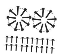 NULYLU 100pcs Metal Drum Set Screws Drum Mount Nuts Drummer Set Lugs Replacement for Tom Hardware and Metal Screws