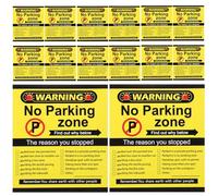 NULYLU 100pcs Multi Reason Violation Cards Small Warning Signs for Cars Paper Material Humorous Design Convenient Usage for Public Parking Areas Road Safety