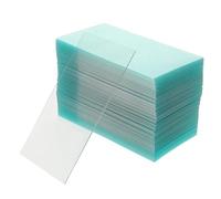 NULYLU 100pcs Welding Helmet Replacement Lens, 3.82x1.97in Transparent Protective Filter Cover for Welding Face Shield, Scratch Resistant Safety Sheet