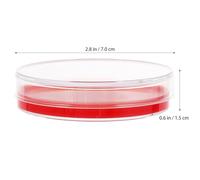NULYLU 10pcs Agar Plates 70mm Pre-poured Agar Culture Medium for Laboratory Microbiology Growth and Medical Testing