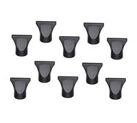 NULYLU 10pcs Air Blower Nozzle for Hair Dryer Styling Tool Flat and Duckbill Attachments for Blow Dry and Hairdressing
