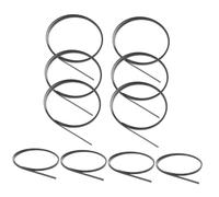 NULYLU 10pcs Black Abs Guitar Binding Purfling Edging Strips for Acoustic and Classical Guitars, Easy Installation Sturdy Protection, Decorative Trim Edging for Musical Instruments