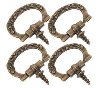 NULYLU 10pcs Box Pull Handle Knob Mini Drawer Handles 1.02x0.94x0.20in Alloy Vintage Thread Not Easy to Corrode Safe for Jewelry Boxes