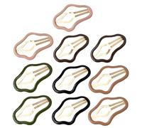 NULYLU 10pcs Decorative Cloud-shaped Hair Clips for Girls Lightweight Snap Hairpins Versatile Hair Accessories for Daily Wear and Special Occasions