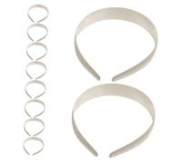 NULYLU 10pcs Diy Hair Headband Base Plain Hard Craft Headband Plastic for Women Girls