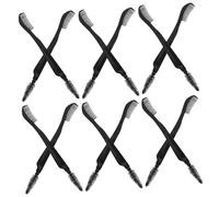 NULYLU 10pcs Dual End Eyebrow Brush and Eyelash Comb Portable Makeup Tool for Precise Eyebrow Shaping and Lash Grooming for Travel and Daily Use