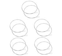 NULYLU 10pcs Dulcimer Steel String Accessories for Easy Replacement and Stable Quality for Enthusiasts Crisp Sound and Rich Overtones Spare String for Dulcimer Players