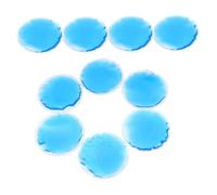 NULYLU 10pcs Eye Cooling Gel Pads for Tired Eyes Reusable Cold Compress for Dark Circles Puffiness Gentle Relief for Sleep Relaxation