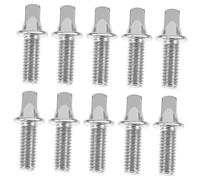 NULYLU 10pcs M6x15mm Drum Key Bolts Snare Drum Screws Repair Kit for Pedal Shaft Percussion Accessories for