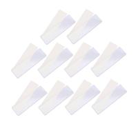 NULYLU 10pcs Magnetic Card Holders PVC Label Sleeves White Easy to Use Easy to Stick and Remove for Formal and Informal Situations