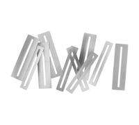 NULYLU 10pcs Metal Guitar Fingerboard Guards Fret Dressing Protectors for Accurate Polishing and Maintenance Replaceable Luthier Tool for Enhanced Tone Clarity and Smooth Playability