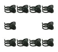 NULYLU 10pcs Plastic Orchid Clips Vine Clips Plant Stem Fixing Clamps Gardening Flower Supports for Potted Plants and Climbing Vines