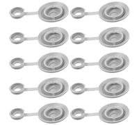 NULYLU 10pcs Plastic Screw Cap Covers for Car Interior Panels, Protects Screws from Rust and Prevents Unsightly Blemishes, Suitable for Rvs and Vehicles with Stylish Design