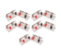 NULYLU 10pcs Single Throw Switch for Student Physics Experiment with Manual off Control, Low Contact Resistance, Insulated Shell, and Metal Contacts, for Science Lessons and Circuit