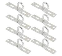 NULYLU 10pcs Solid Light Mounting Bracket with Hooks for Chandeliers Ceiling Lamps Heavy Duty Ceiling Rose Plate for Living Bedroom Office Bookstore Lighting Fixtures