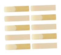 NULYLU 10pcs Tenor Saxophone Reeds Kit Replacement Reeds for Tenor Saxophones Strength Durable Material for Practice and Performance