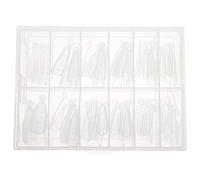 NULYLU 120pcs Gel Nail Extension Forms for Beginners and Nail Art Lovers Abs Material with Measurement Scale for Home for Designing