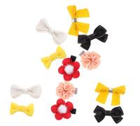 NULYLU 12pcs Girls Hair Clips Cute Hair Bows Ties for Little Girls Boy Princess Party Accessories
