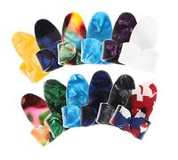 NULYLU 12pcs Guitar Picks Finger Picks for Electric Guitar Comfortable Finger Protectors for Enhanced Control and Reduced Slipping Compatible Acoustic