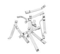 NULYLU 12pcs Heavy Duty Metal Drawer Slide Retaining Clips for Toolboxes Concealed Cabinet Hardware Clips with Slide Rail Locking and Fixing Function Compatible with Napa Proto Craftsman