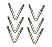 NULYLU 12pcs Lyre Harp String Pins Replacement Tuning Pegs for Lyre Harp Guzheng Dulcimer Metal Pins