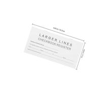 NULYLU 12pcs Personal Check Registers Ledger Books Blank Checkbook Register for Business and Bank Checking Account Recordkeeping, Easy-to-Read Transaction Log