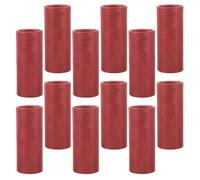 NULYLU 12pcs round Kraft Paper Tubes Boxes for Essential Oils and Tea, 50ml Capacity with Sturdy Structure and Light Heat Protection, for Holiday Present and Business Presents