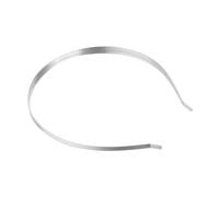 NULYLU 12pcs Stainless Steel Headband Women's Hair Band Plait Wig Grip Band Silver Hair Jewelry for Diy Festival