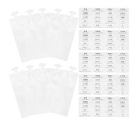 NULYLU 15pcs 5ml Disposable Lotion Sample Bags with Suction Spout, Leakproof Travel Cosmetics Sub-packing Pouches with Labels, Portable Empty Emulsion Cream Storage Bags for On-the-go Use