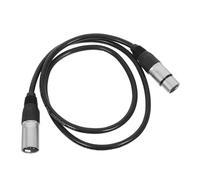 NULYLU 1m Professional Xlr Audio Cable Male to Female Balanced Cable for Studio Microphones and Speaker Systems