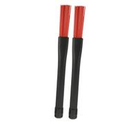 NULYLU 1pair Telescopic Drum Brushes for Jazz Drums with Anti- Grip for Percussion Instruments Compact for Beginners and Youth Bands