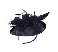 NULYLU 1pc Mesh Headband White Headbands for Women Head Bands for Womens Hair Pink Bonnet Party Hair Accessory Hair Bands for Women Hair Band with Veil Ladies Hat Black Imitation Linen