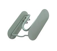 NULYLU 1pc Punch Wall-mounted Hair Dryer Rack Storage Stand for Bathroom Space-saving Design Ash Green Easy Installation and Strong Load-bearing Ability