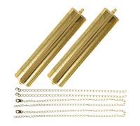 NULYLU 1set Elegant Iron Floor Clock Weight Replacement Home Decor Accessory for Wall and Floor Clocks Present for Art Lovers Mechanism Part for Timeless Elegance