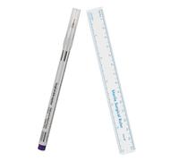 NULYLU 1set Fine Tip Eyebrow Marker Ruler Portable Eyebrow Liner for Precise Microblading Easy Application for Beginners and Professionals and Chic Design