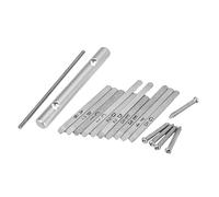 NULYLU 1set Key Kalimba Accessories Kit Thumb Piano Parts Easy Assembly Installation Portable Bridge Saddle for Sound for Beginners Music Enthusiasts