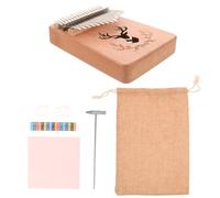 NULYLU 1set Key Kalimba Thumb Piano Portable Instrument for Beginners Simple Design Sound for Boys and Girls and Adults for Music and