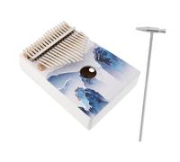 NULYLU 1set Portable Thumb Piano Kalimba Musical Instrument for Beginners Easy to Play Sound Lightweight Design for Home and Travel Use