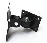 NULYLU 1set Swivel Tv Wall Mount Bracket Black Flat Panel Support with Cable Management Space-saving Tilt Monitor Holder for Screens Fixed Screen Display Stand for Home and Commercial Use
