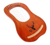 NULYLU 1set Tone Lyre Harp Handheld Body Musical Instrument Delicate Strings for Music and Boys and Girls Cultivates Interest Music and Creativity