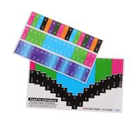 NULYLU 1sheet Thumb Piano Note Stickers Easy Install Kalimba Decals for Beginners for Learning Chords and Enhancing Accuracy Fits Key