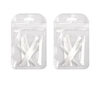 NULYLU 2 Bags White Nail Art Fiber Paper Extensions Lightweight and Sanitary Fiber Material for Professional Nail Art Experts and Women for Manicure and Random Color